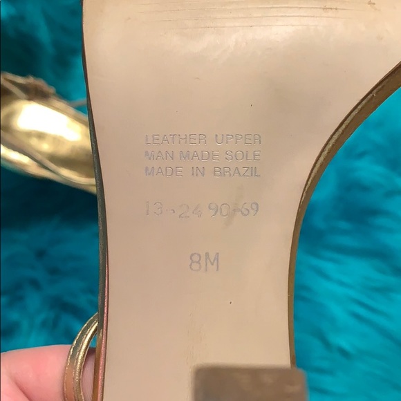 Cathy Jean EUC T-strap metallic heel - Picture 3 of 6